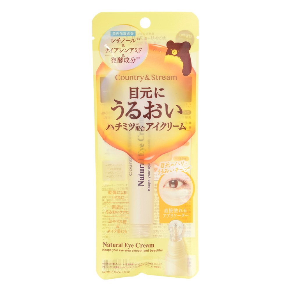 Японский медовый крем для кожи вокруг глаз Country & Stream Natural Eye Cream