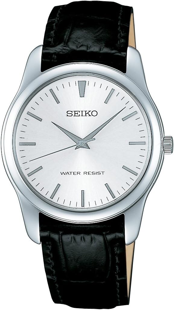 Seiko Selection SCXP031 — часы унисекс, 35 мм, кожаный ремешок