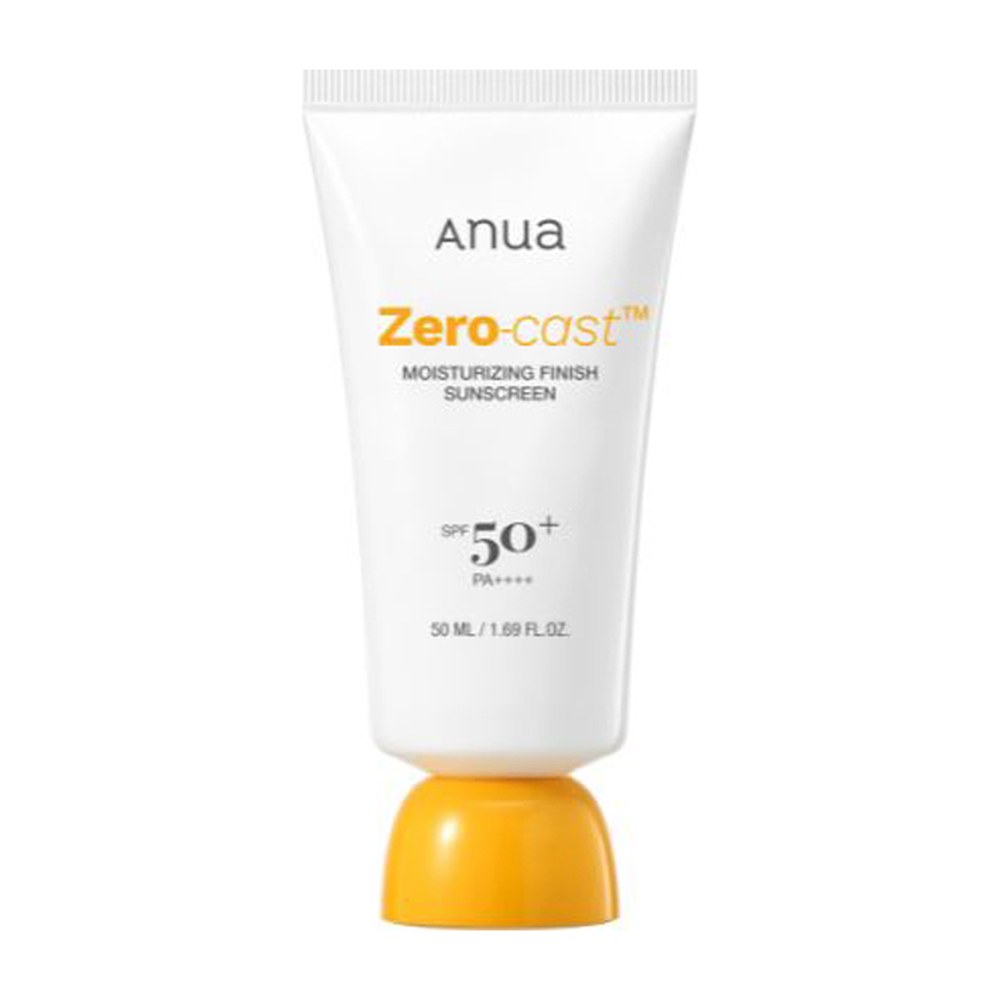 ANUA Zero-Cast Moisturizing Finish Sunscreen SPF50+ PA++++