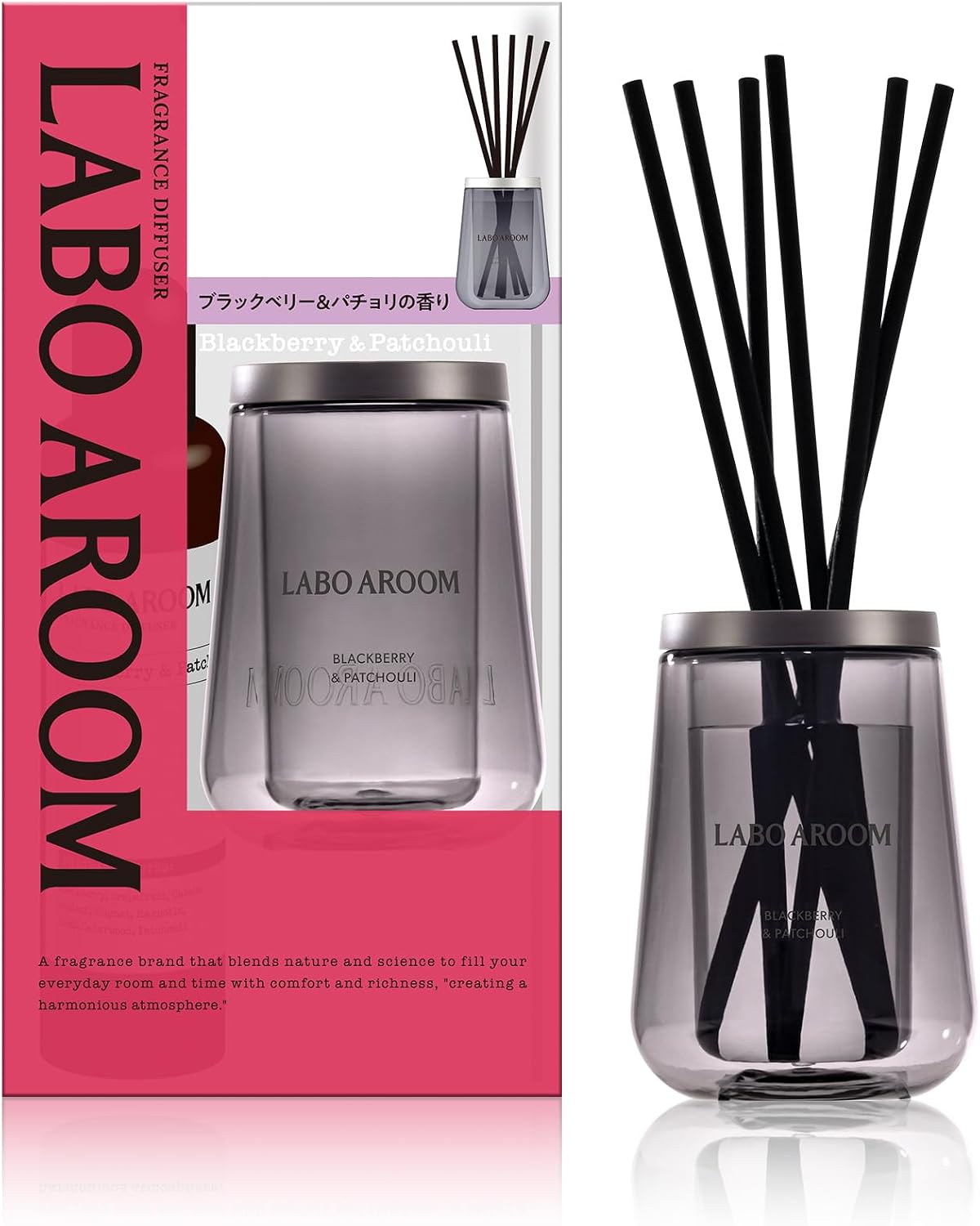 LABO AROOM Blackberry & Patchouli — ароматический диффузор, 75 мл