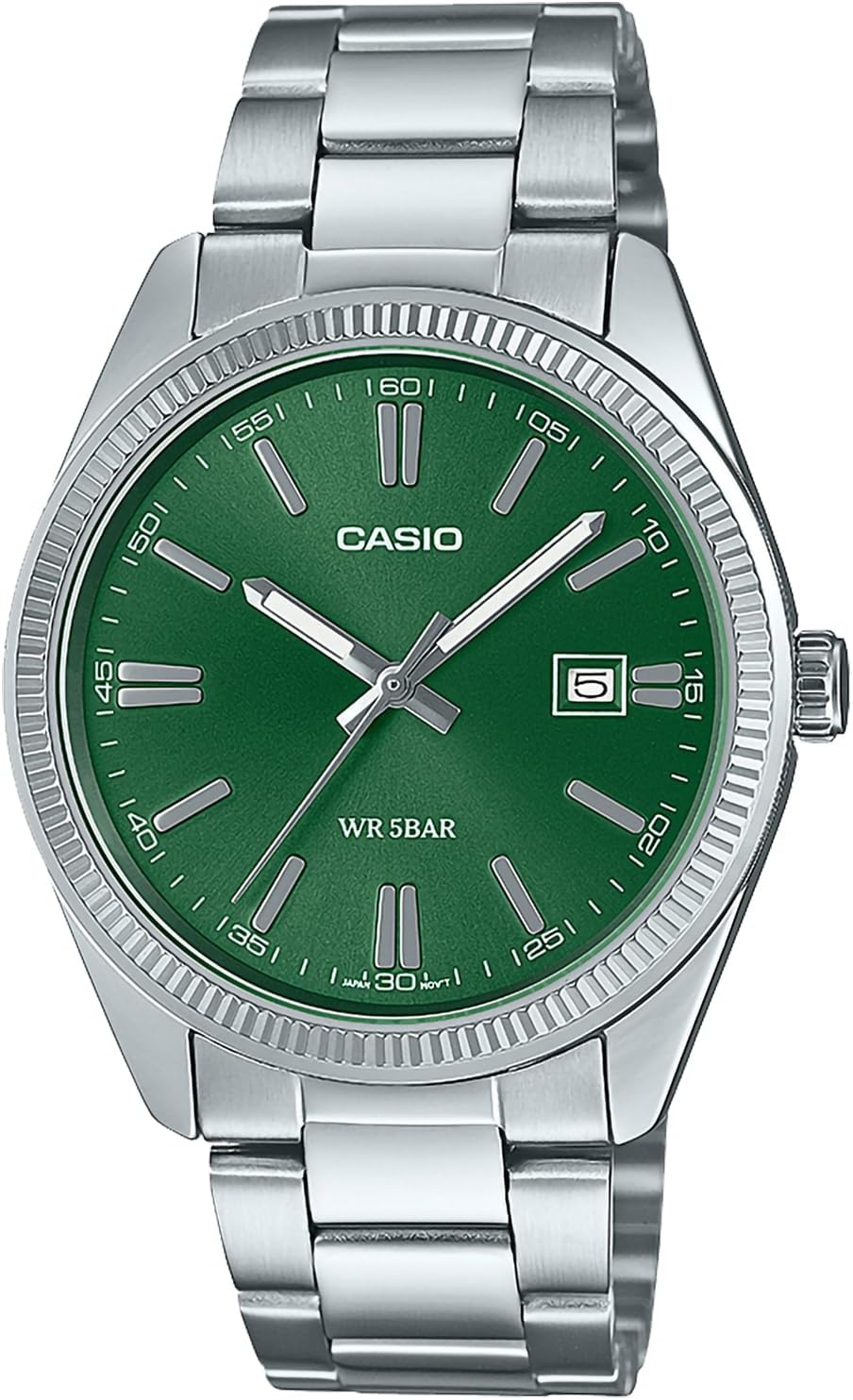 Casio MTP-1302D-3AJF — часы с тёмно-зелёным циферблатом